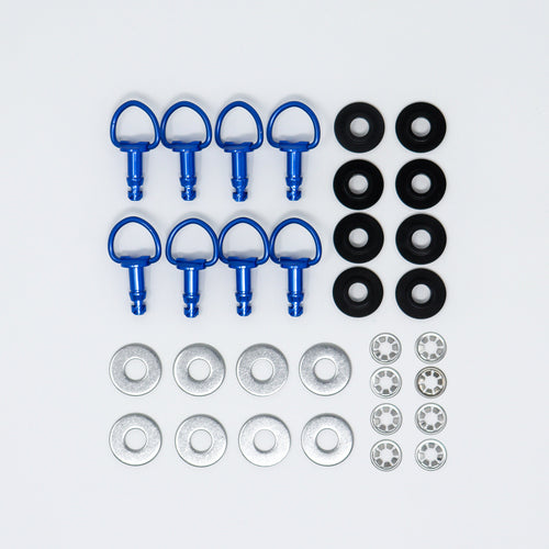 LIFE110 Quick Release Engine Cover D-Ring Fixings - Blue