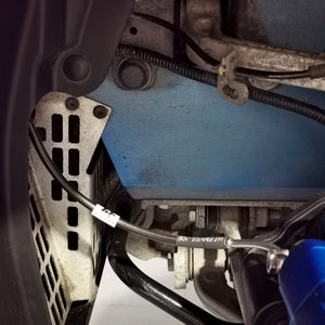 LIFE110 Stainless Steel Brake Hoses - Blue